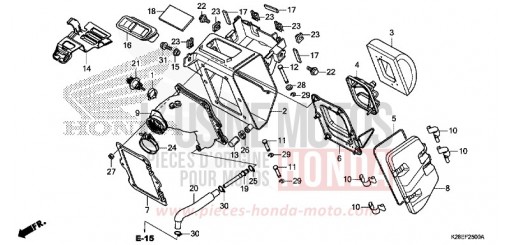 AIR CLEANER CRF125FP de 2023